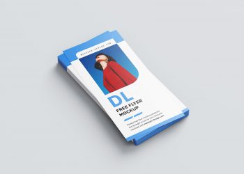 Minimalistic DL flyer Mockup