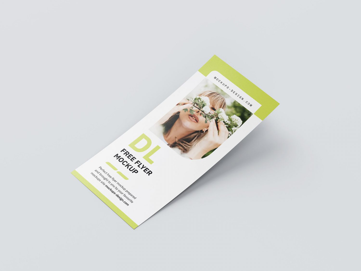 Minimalistic DL flyer Mockup