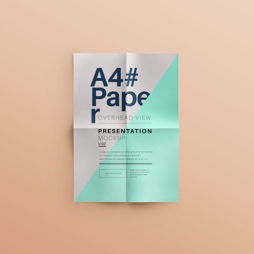 Overhead Paper Mockup