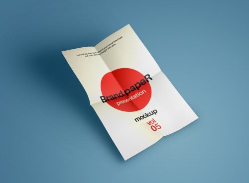 Psd A4 Paper Mockup