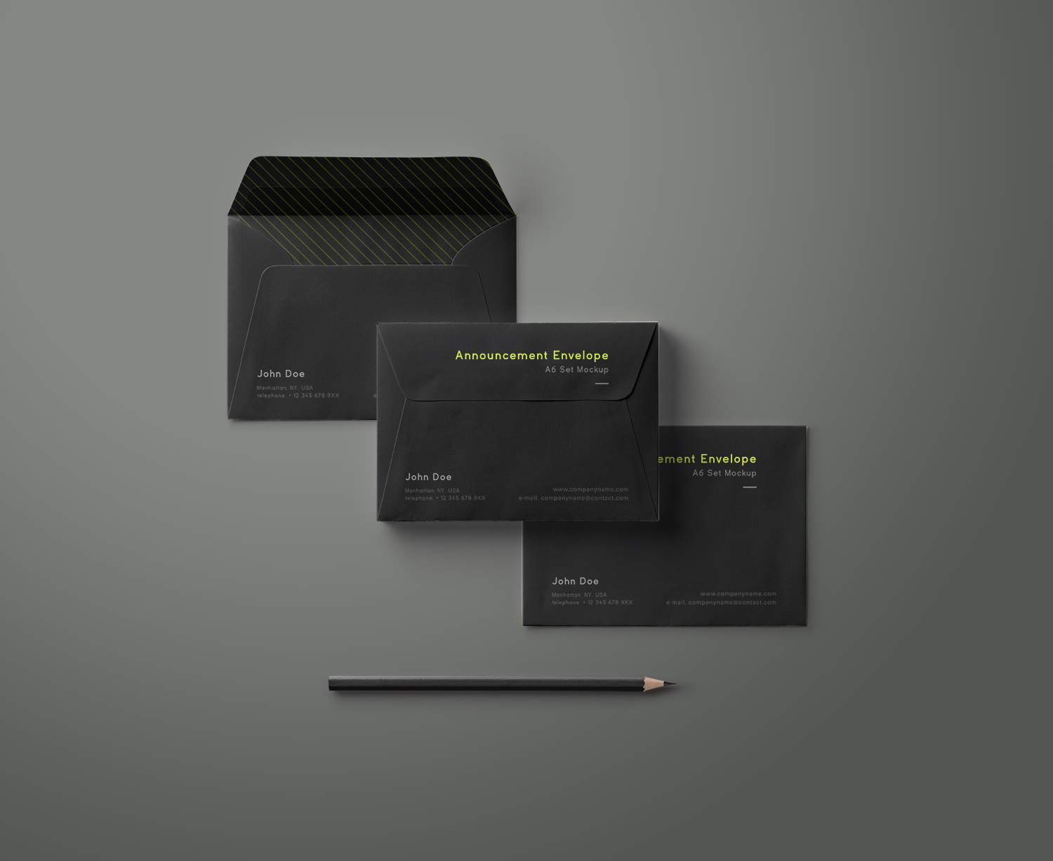 Psd Envelope Mockup Set