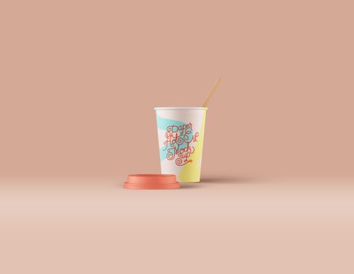 Psd Paper Hot Cup Template