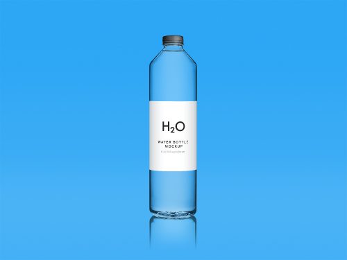 Water Bottle Mockup