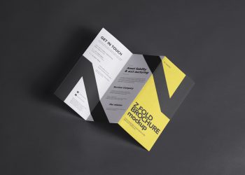Z-Fold Psd Brochure Mockup