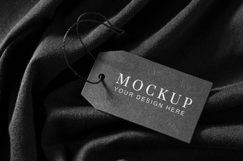 Clothing Free Mockup Tag