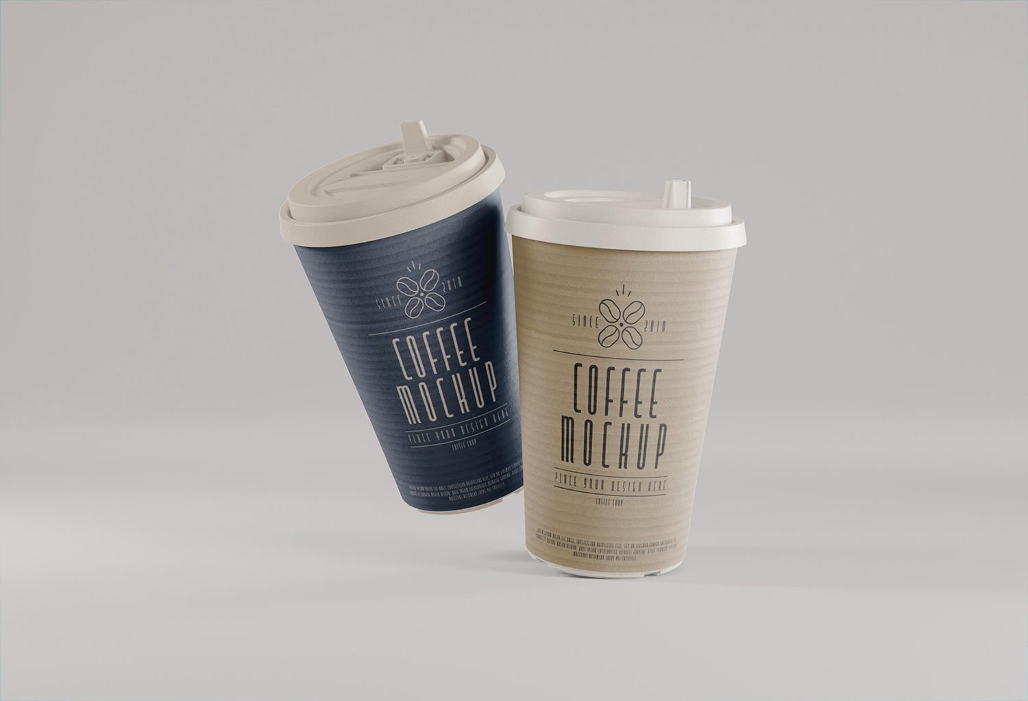 Coffee Cups Mockup