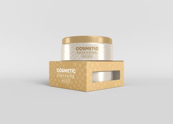 Cosmetic Container Packaging Mockup