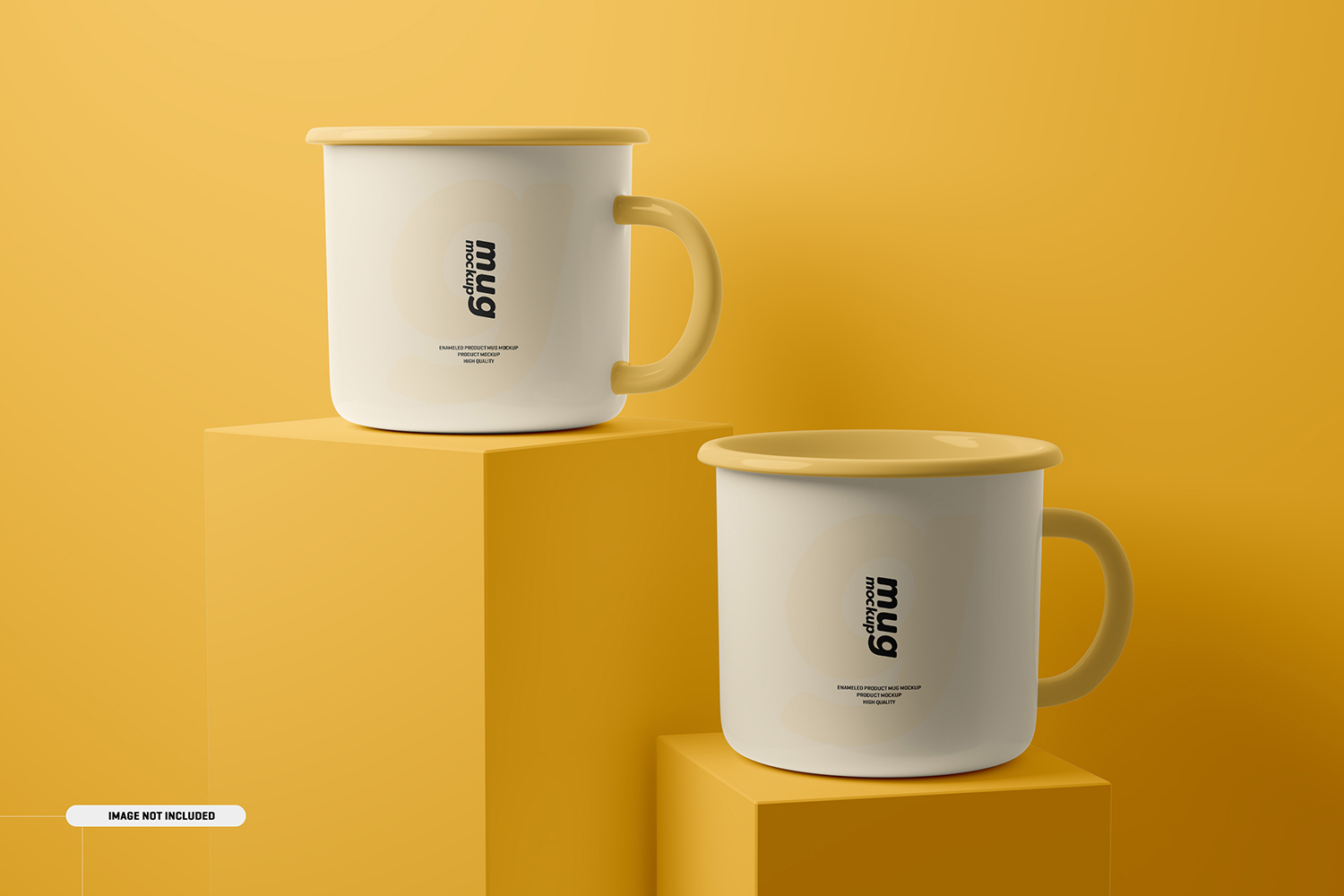 Enamel Mug Mockup