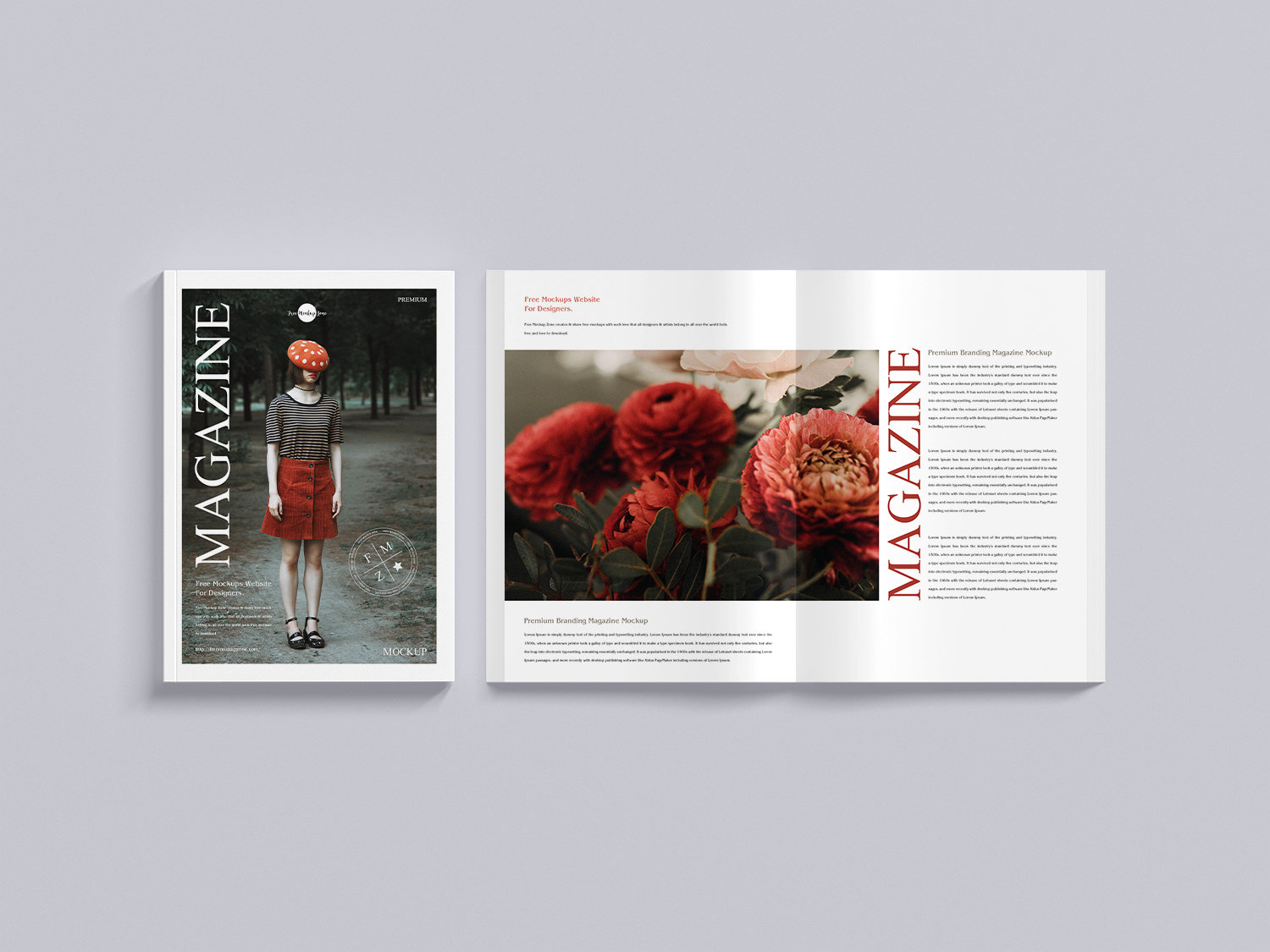 Fabulous Magazine Mockup