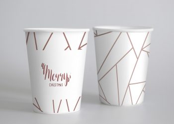 Festive Paper Cup Mockup