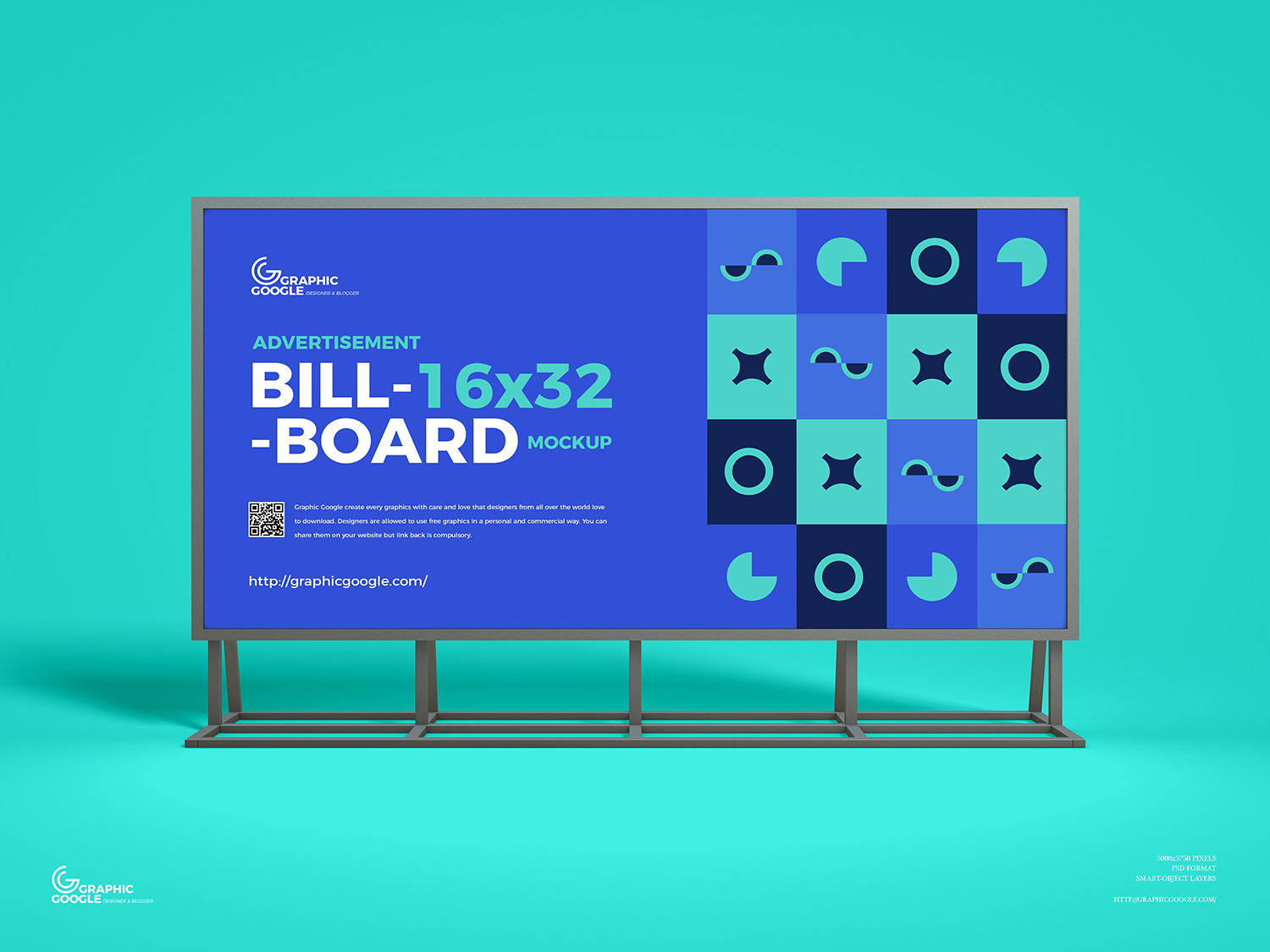 Free Advertisement Billboard Mockup