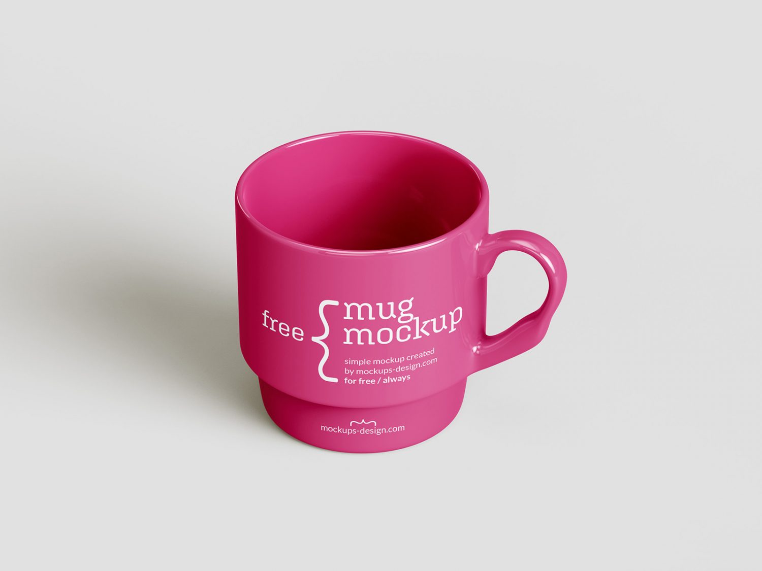 Free Ceramic Mug Mockup