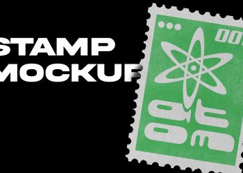 Free Postage Stamp Mockup