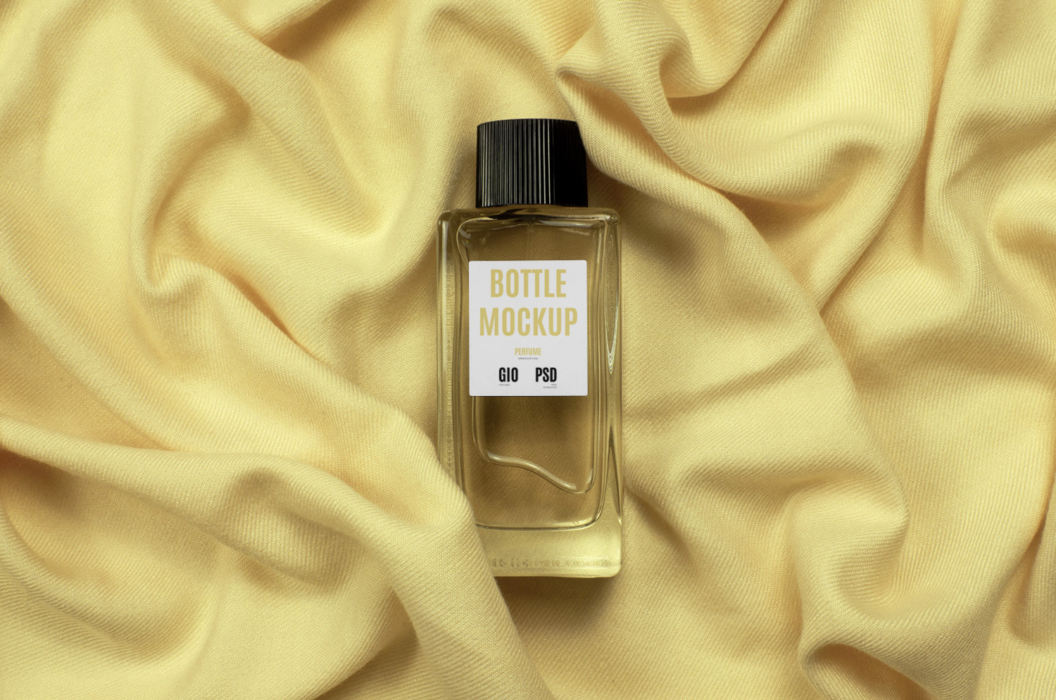 Glass Bottle Perfume Mockup