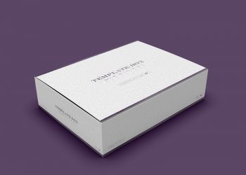 Rectangular Cardboard Box Mockup