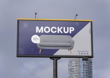 Street Billboard Mockup