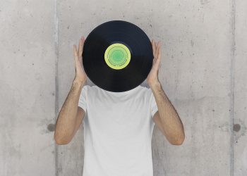 Vinyl Record Free Mockup