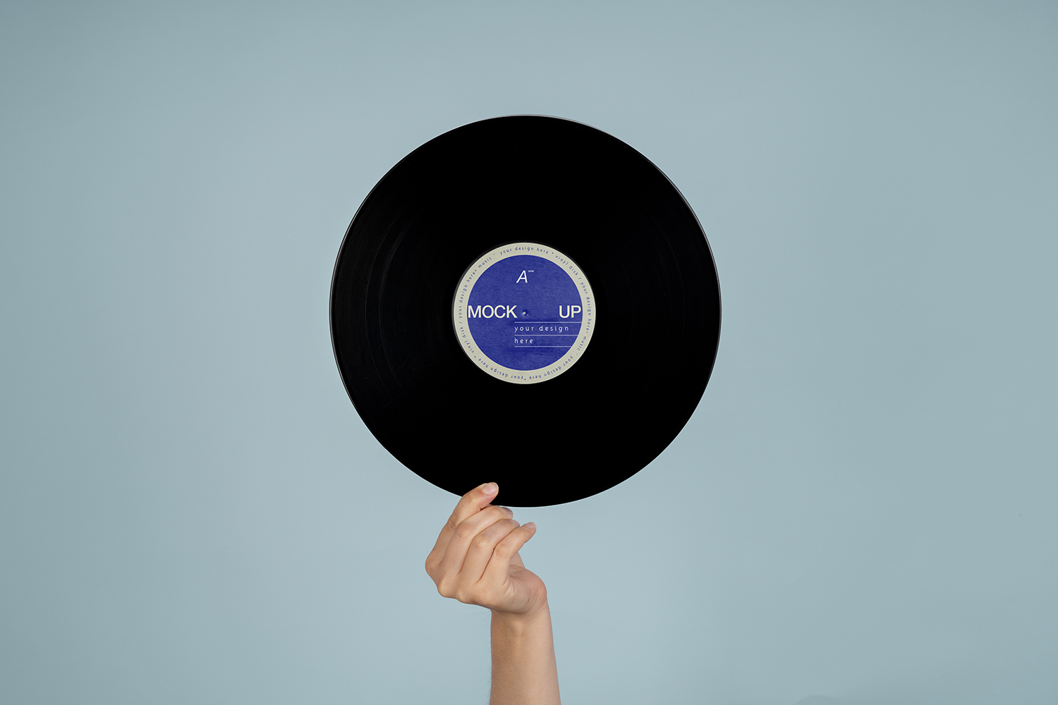 Vinyl Record Free Mockup