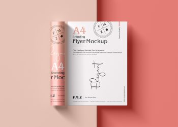 A4 Flyer Mockup