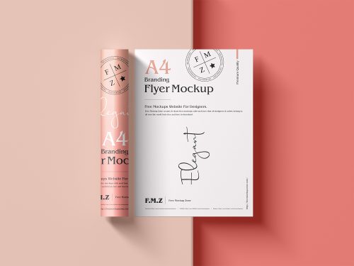 A4 Flyer Mockup