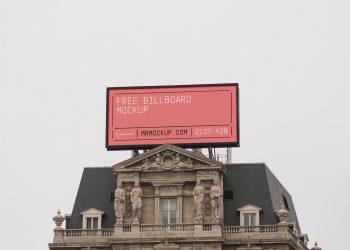 Billboard on Tenement Mockup