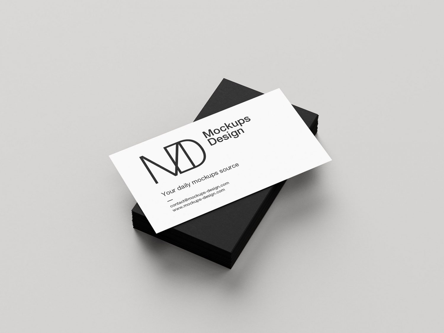 Clean Business Cards Mockup