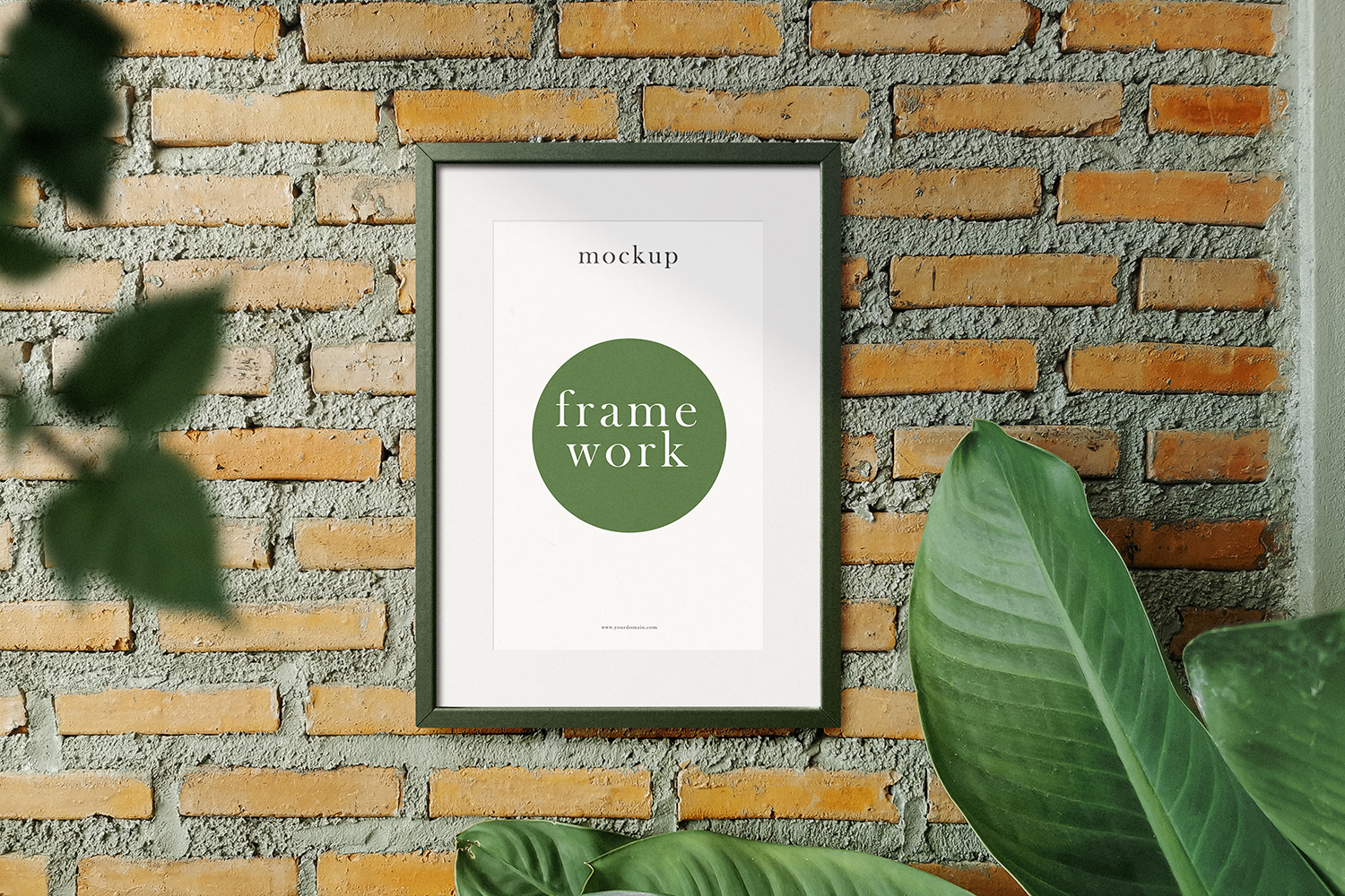 Clean Minimal Frame Mockup