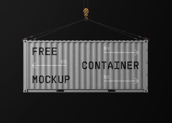 Container Free Mockup