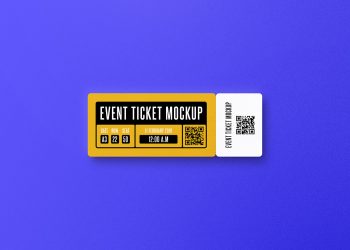 Event Ticket Mockup