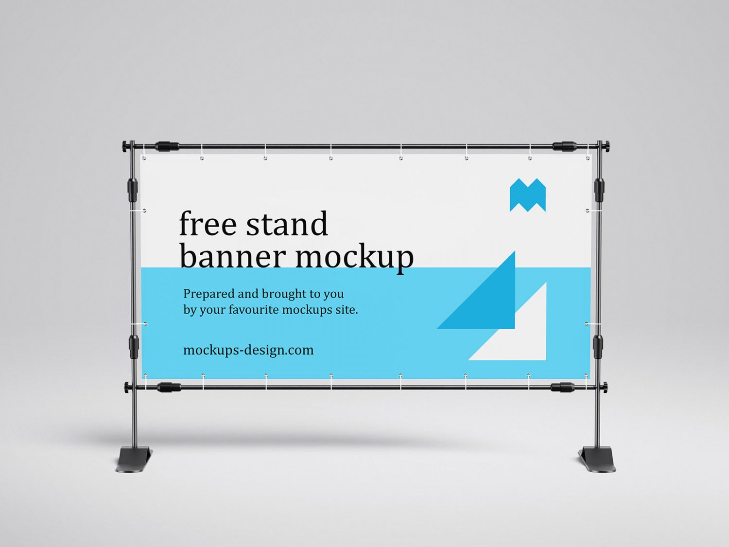 Free Banner Stand Mockup