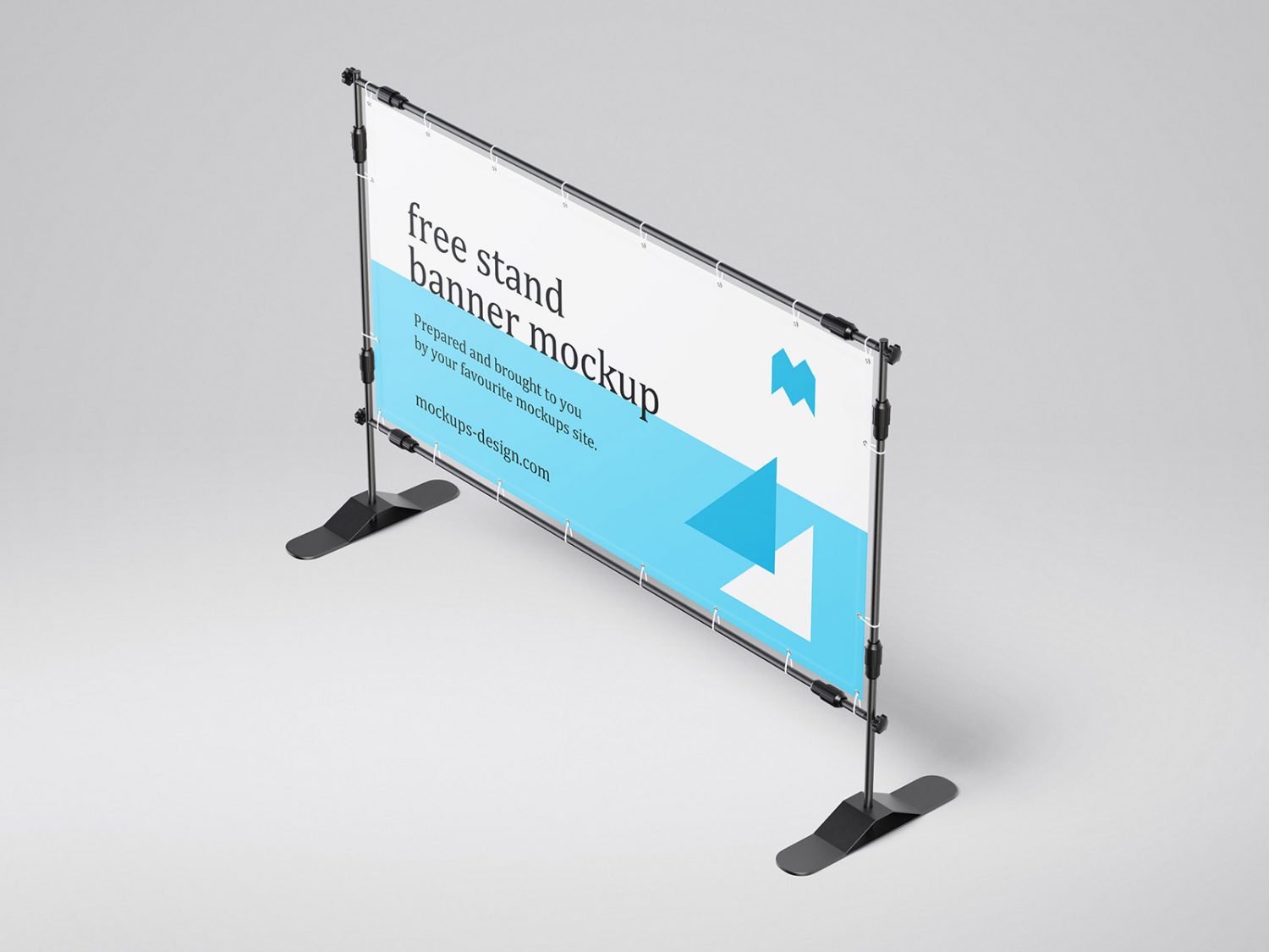 Free Banner Stand Mockup