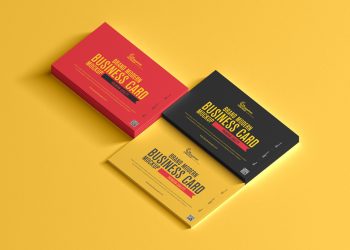 Free Brand Modern Business Card Mockup