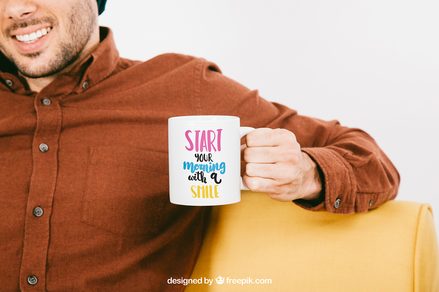 Free Ceramic Mug Mockup