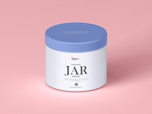 Free Modern PSD Jar Mockup