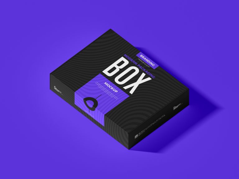 Cargo Delivery Box Packaging Free Mockup | Free Mockup World
