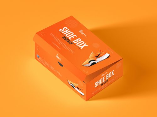 Free PSD Packaging Shoe Box Mockup