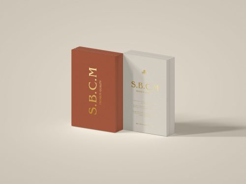 Free PSD UK Size Business Card Mockup