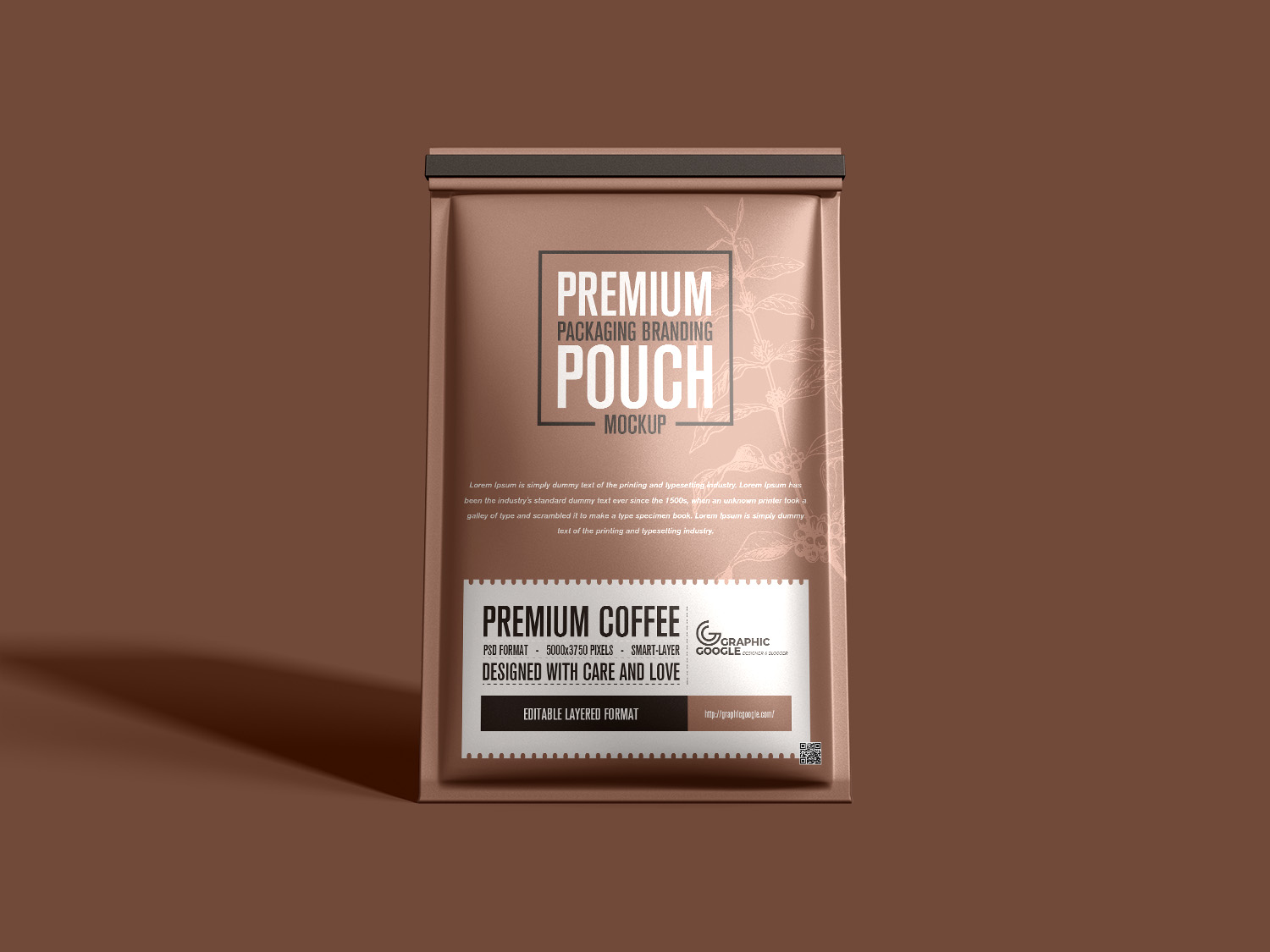 Free Packaging Branding Pouch Mockup