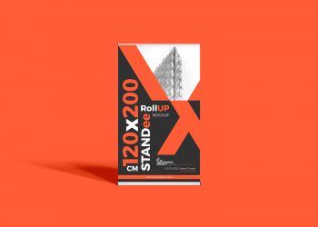 Free Roll Up Banner Mockup