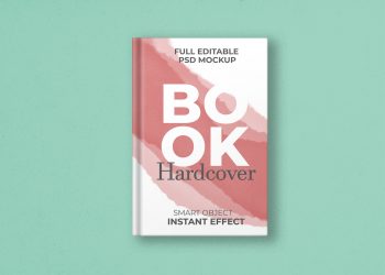 Hardcover Book Free Mockup