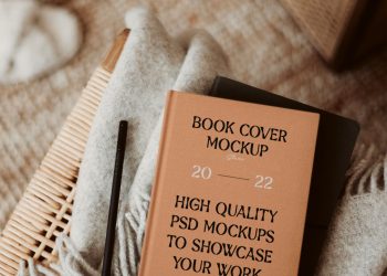 Hardcover Book PSD Mockup