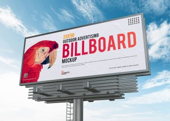 Outdoor Advertising Billboard Mockup