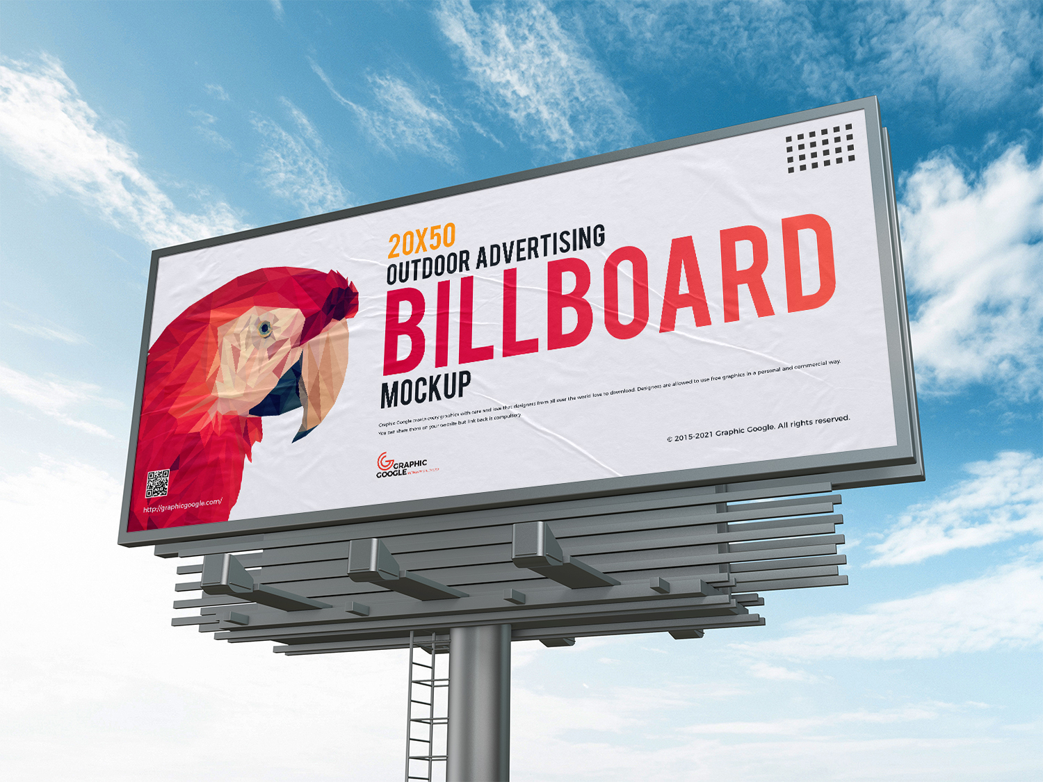 Outdoor Advertising Billboard Mockup