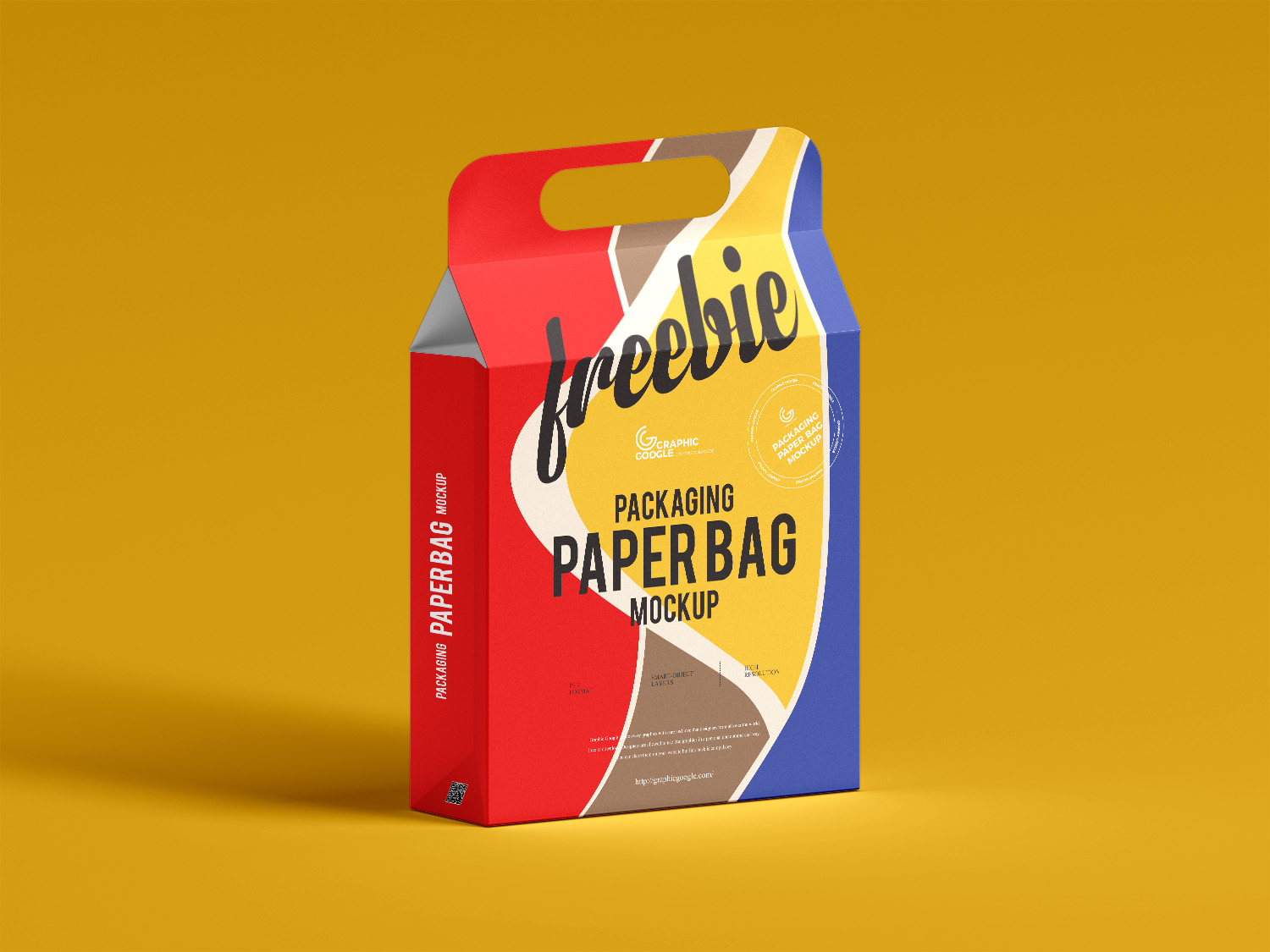 Packaging Paper Bag Mockup
