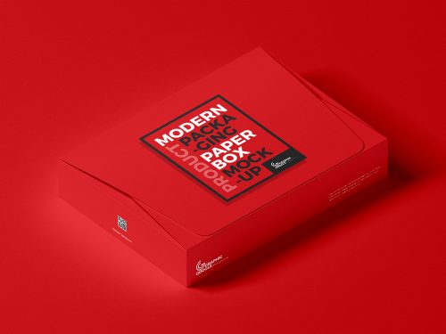 Paper Box Mockup