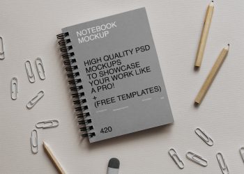 Paper Notebook Mockup