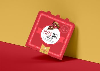 Pizza Box Mockup PSD