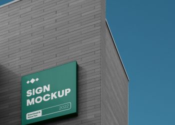 Sign on the Building Mockup
