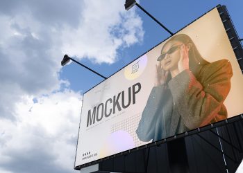 Street Billboard Mockup