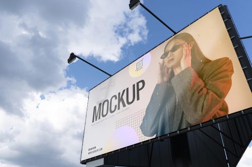 Street Billboard Mockup